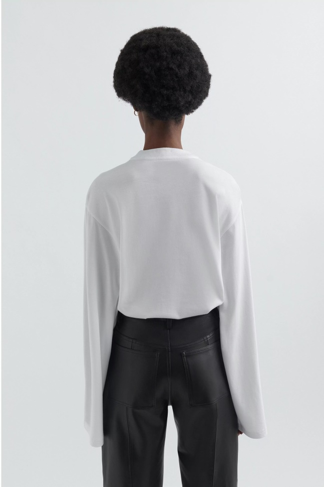 Lokal Langærmet T-shirt Axel Arigato Hvid