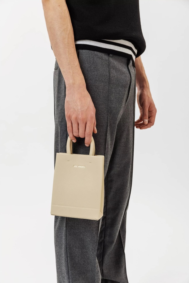 Indkøbstaske Mini Axel Arigato Bleg Beige