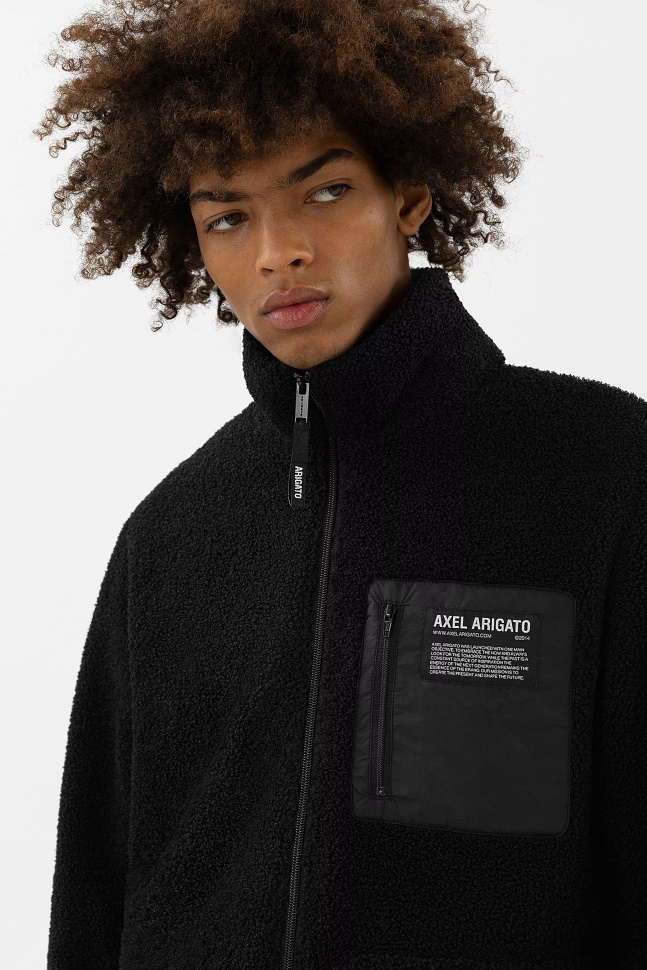 Billie Fleecejakke Sort Axel Arigato