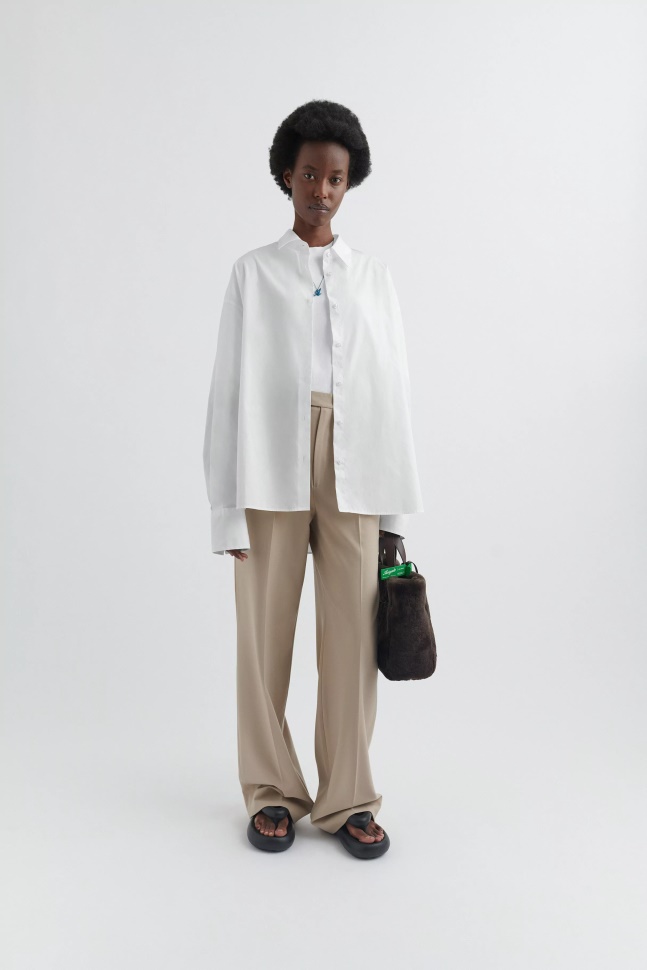 Netværk Oversized Skjorte Hvid Axel Arigato