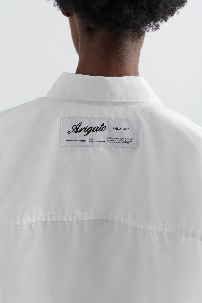 Netværk Oversized Skjorte Hvid Axel Arigato