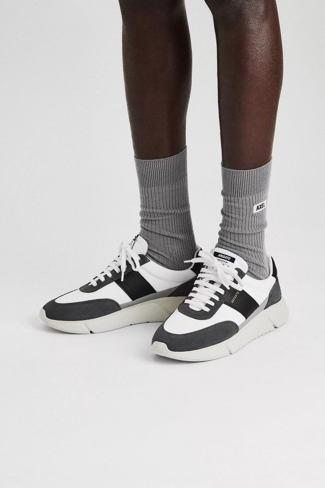 Axel Arigato Mørkegrå Hvid Sort Genesis Vintage Løber