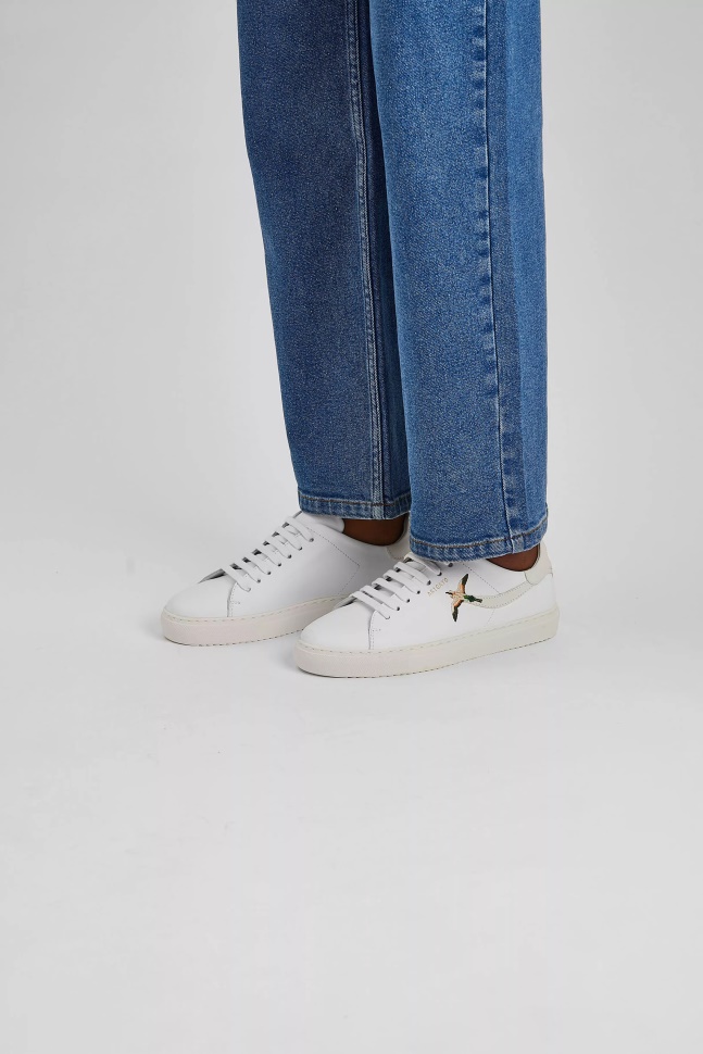 Ren 90 Stribe Bi Fugl Axel Arigato Hvid Beige