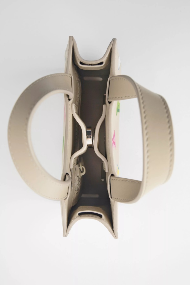 Axel Arigato Egenskab Monogram Læder Taske Bleg Beige