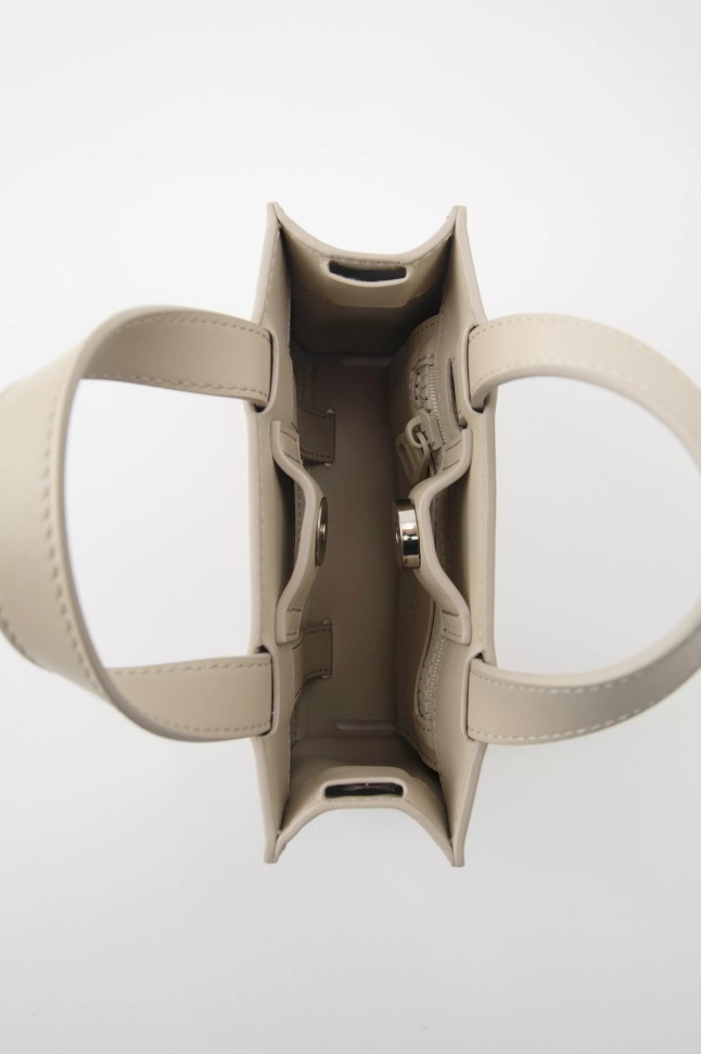 Axel Arigato Egenskab Monogram Læder Taske Bleg Beige