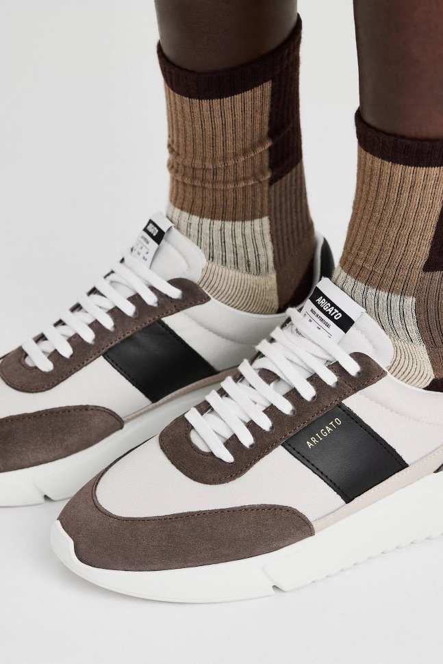 Axel Arigato Hvid Beige Brun Genesis Vintage Løber