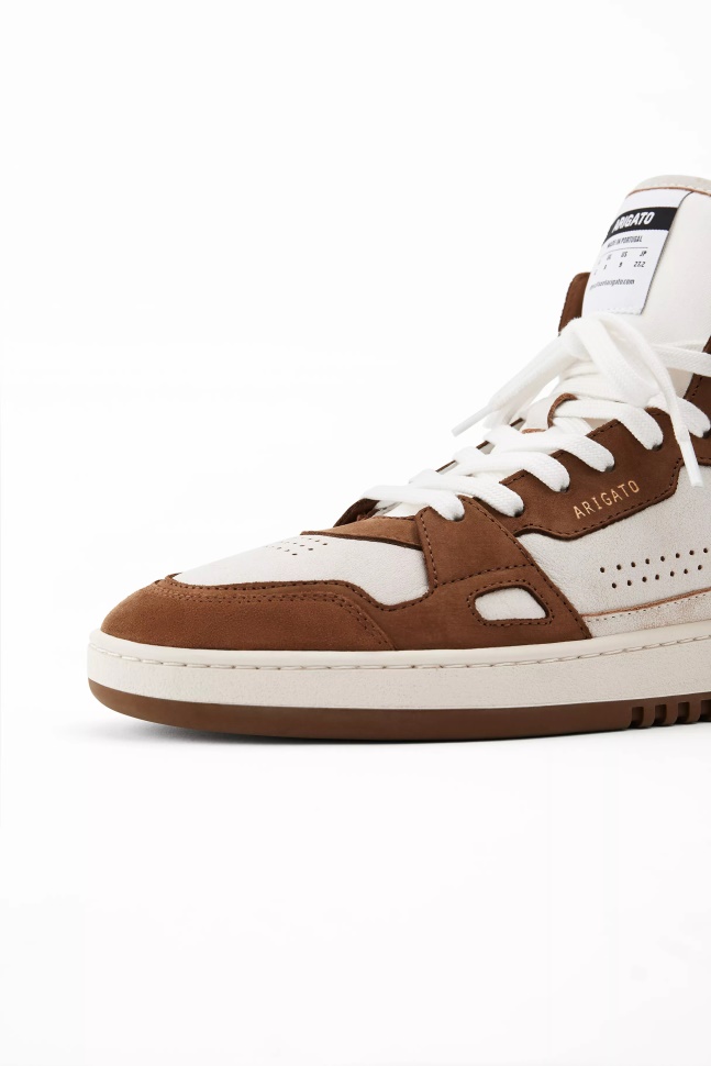 Axel Arigato Beige Brun Terninger Hi Sneaker
