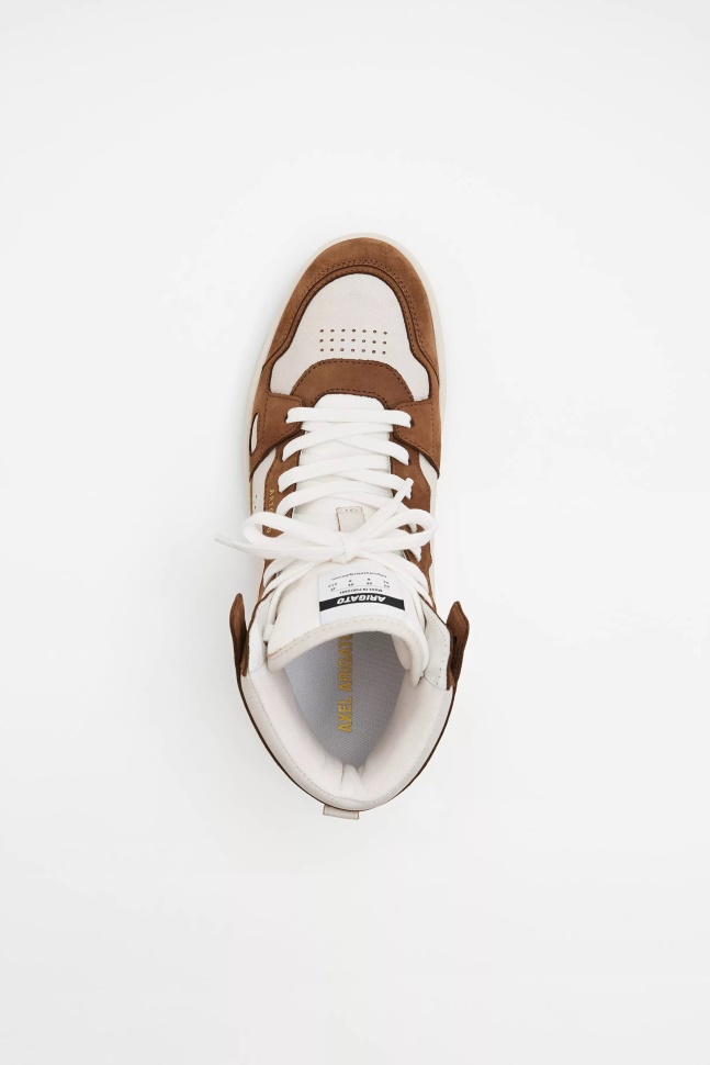Axel Arigato Beige Brun Terninger Hi Sneaker