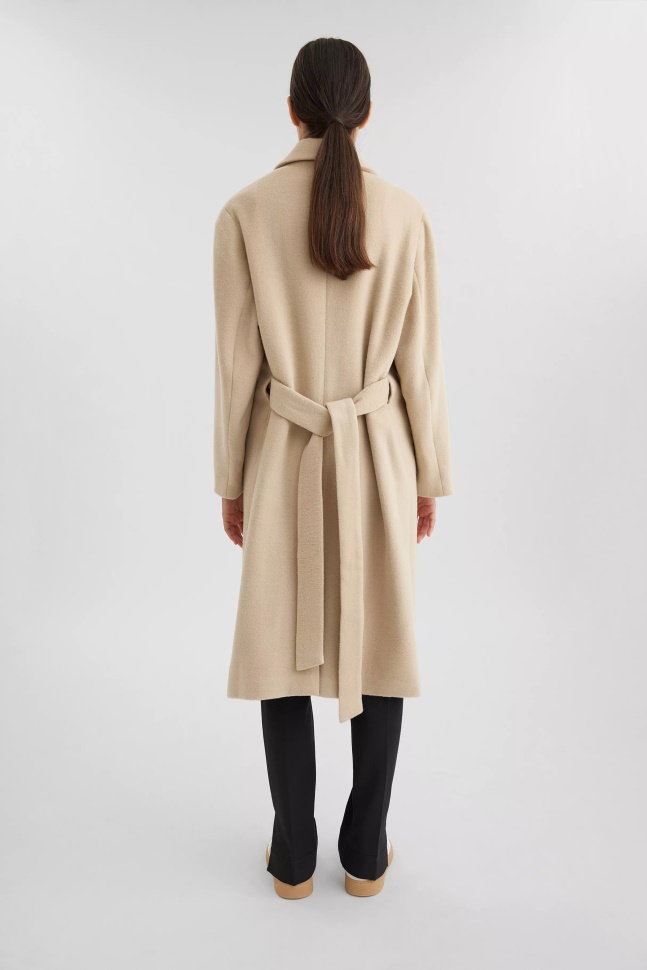 Millenium Uld Frakke Axel Arigato Bleg Beige