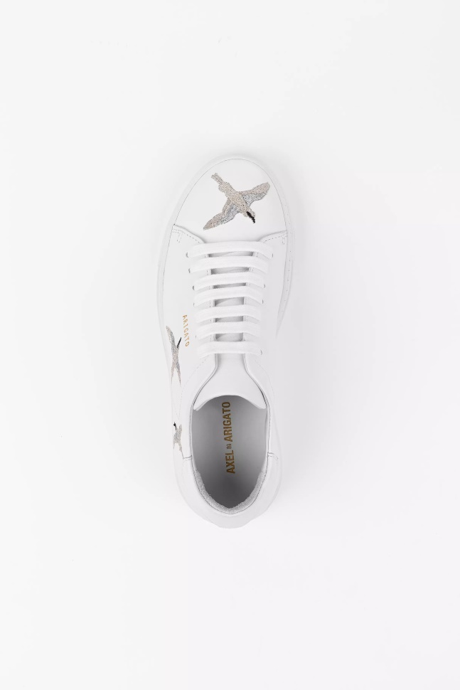 Ren 90 Bifugle Hvid Sølv Axel Arigato