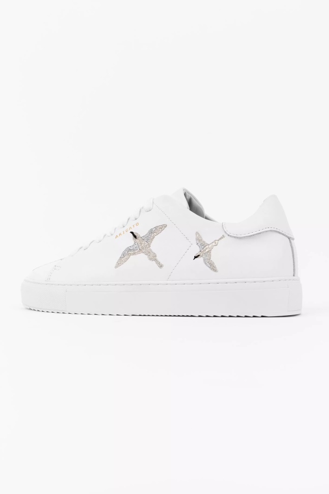 Ren 90 Bifugle Hvid Sølv Axel Arigato