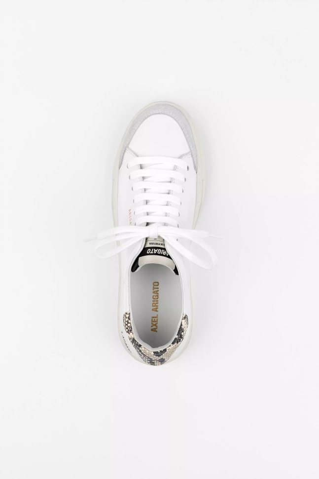 Axel Arigato Clean 90 Triple Animal Hvid Slange Sort