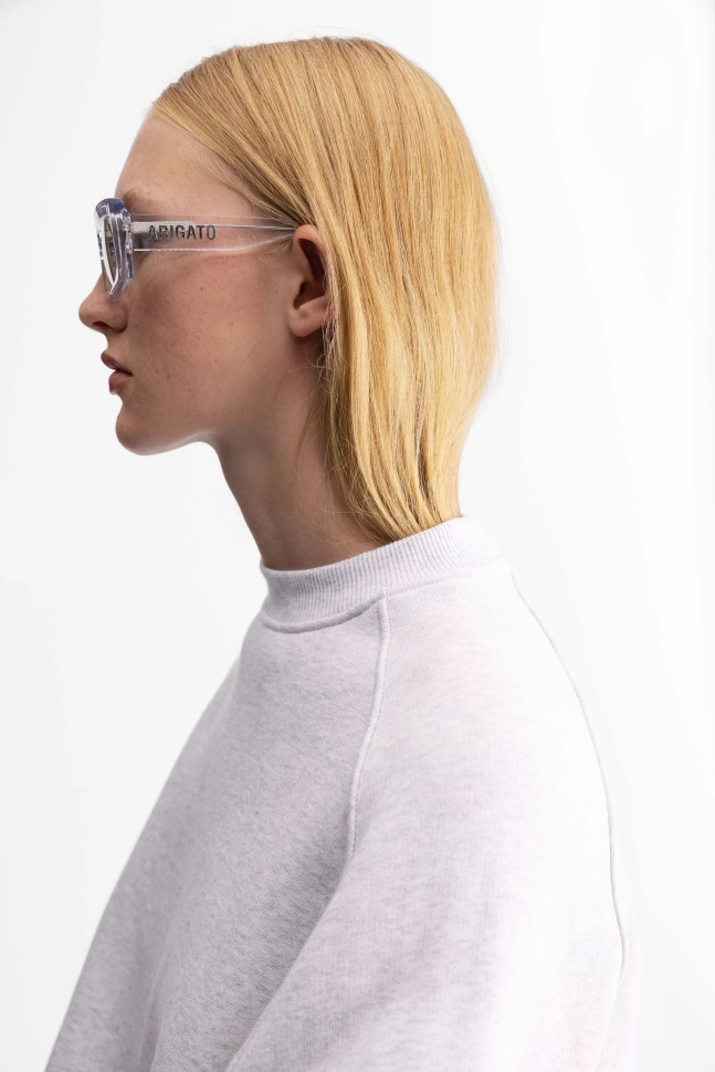 Arena Rektangulære Solbriller Gennemsigtige Grønne Axel Arigato