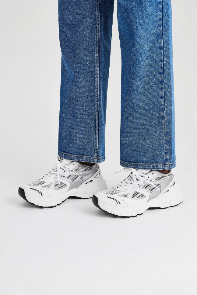 Axel Arigato Hvid Sølv Maratonløber