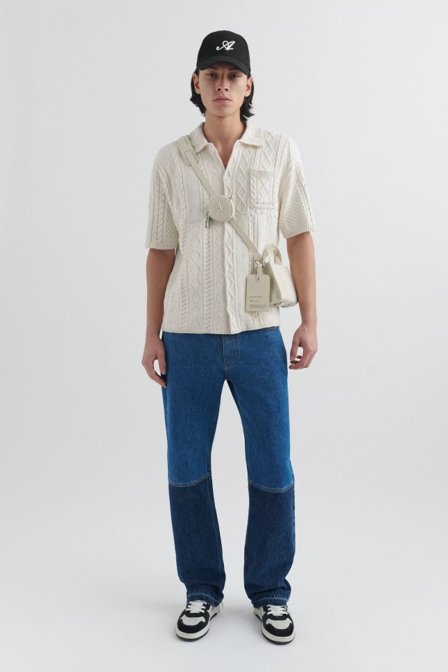 Sonic Strik Skjorte Ecru Axel Arigato