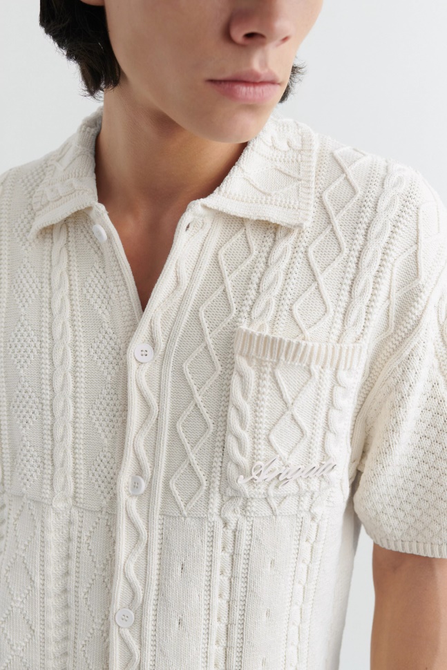 Sonic Strik Skjorte Ecru Axel Arigato