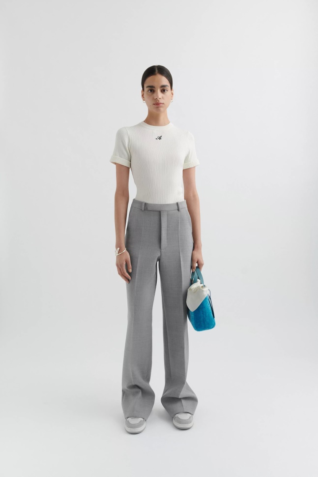 Axel Arigato Ecru Honor Strik T-shirt