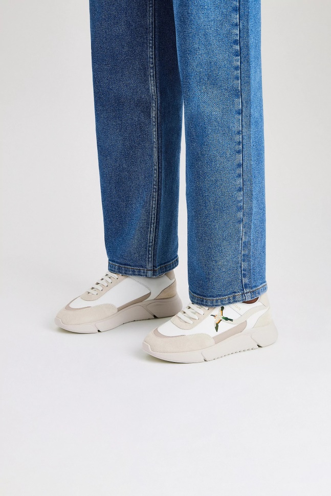 Genesis Stribe Bi Fugl Axel Arigato Hvid Beige