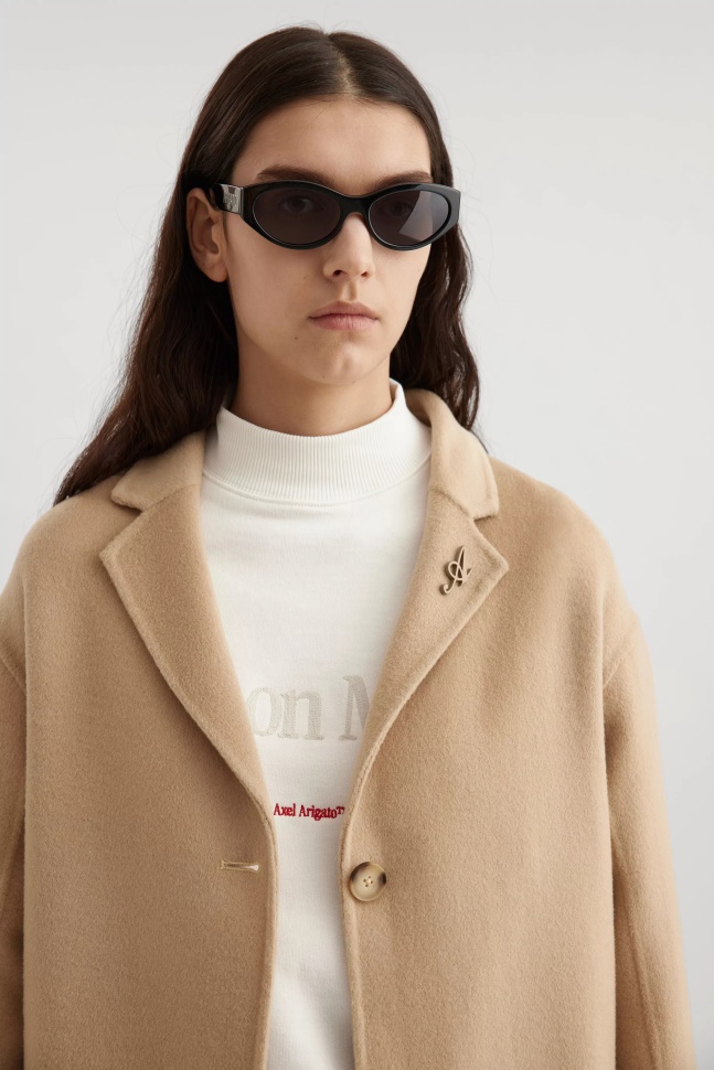 Dawn Uld Frakke Bleg Beige Axel Arigato