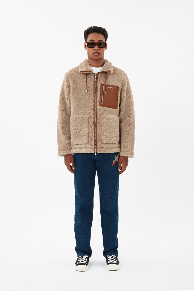 Glimmer Jakke Beige Brun Axel Arigato