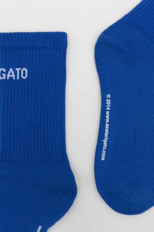 Axel Arigato Mærke Blå Arigato Logo Rørstrømper