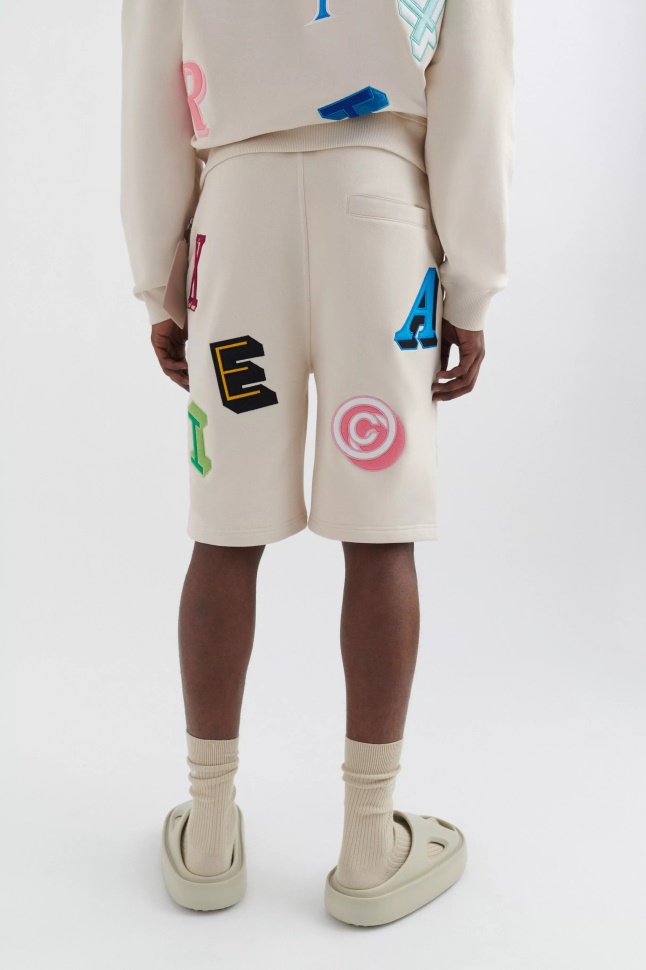 Axel Arigato Inferno Monogram Shorts Bleg Beige