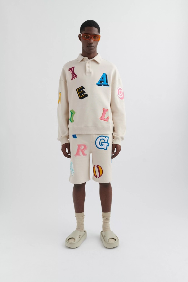 Axel Arigato Inferno Monogram Shorts Bleg Beige