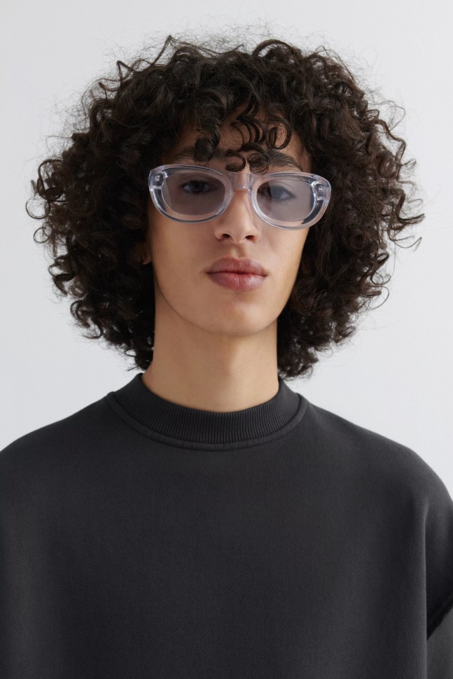 Echo Solbriller Klare Krystalblå Axel Arigato