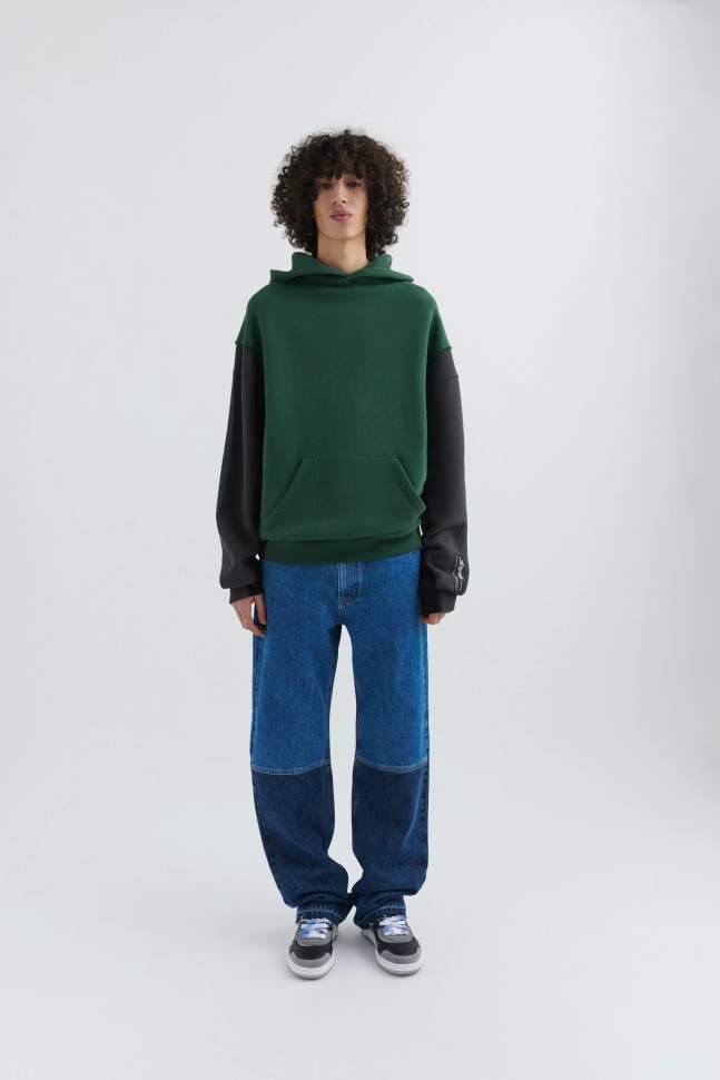 Axel Arigato Fragment Hættetrøje Mørkegrøn