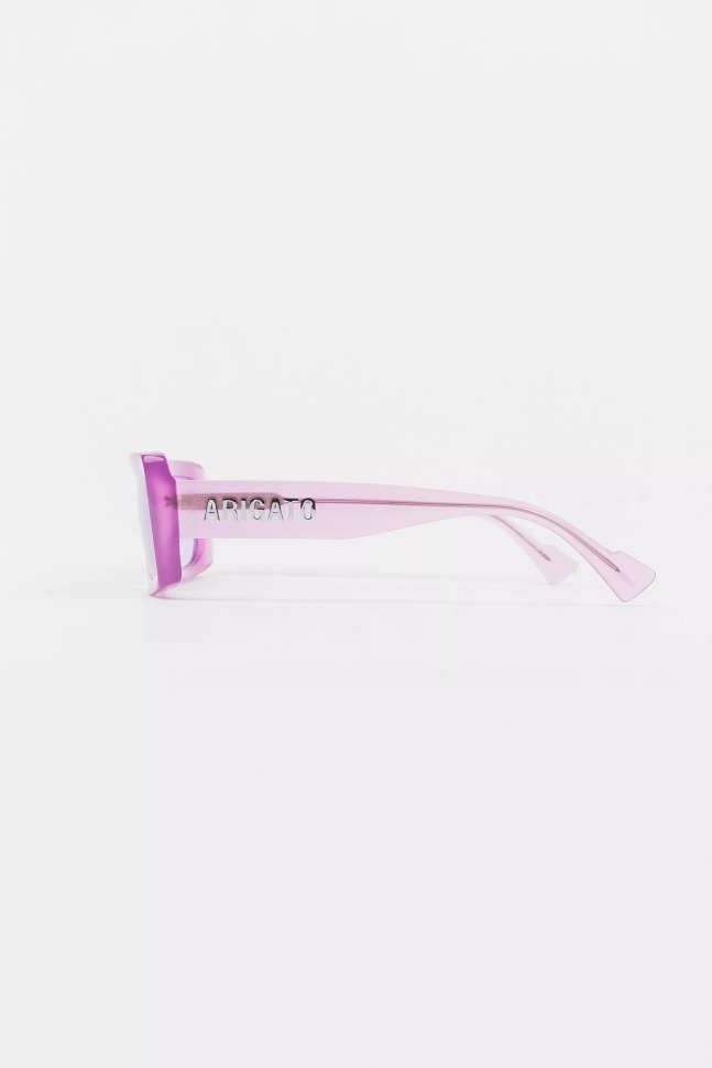 Axel Arigato Lys Lilla Gennemsigtige Arena Rektangulære Solbriller