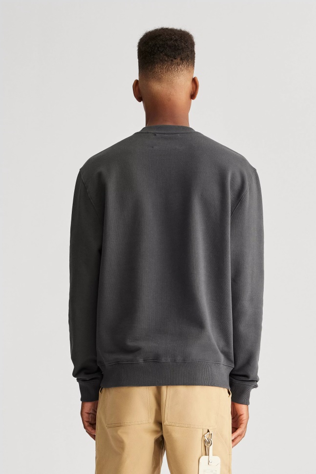 Axel Arigato Falmet Sort Varsity Bee Bird Sweatshirt