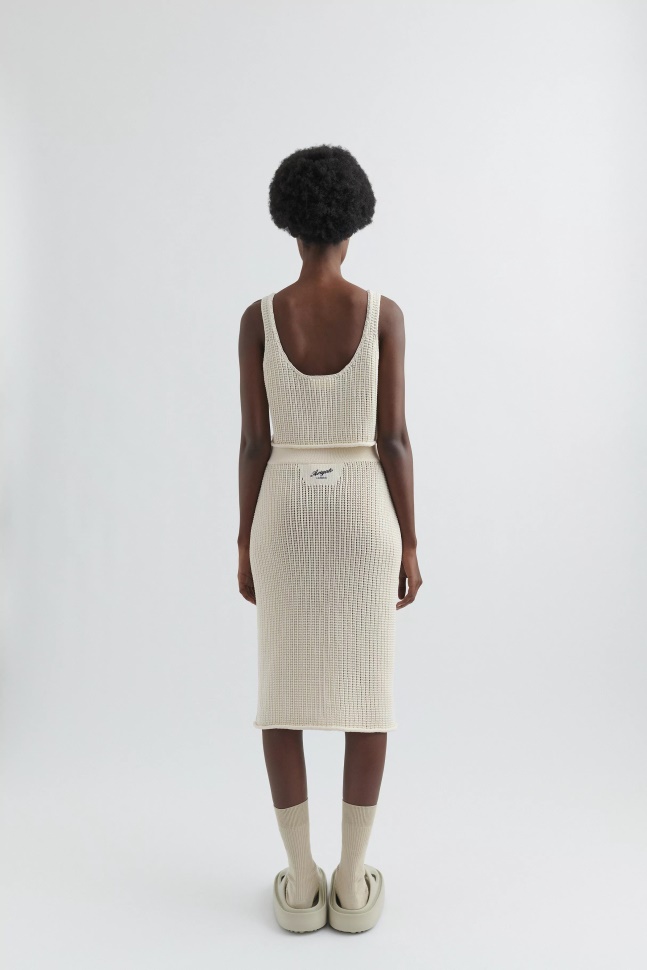 Axel Arigato Off White Grid Tanktop