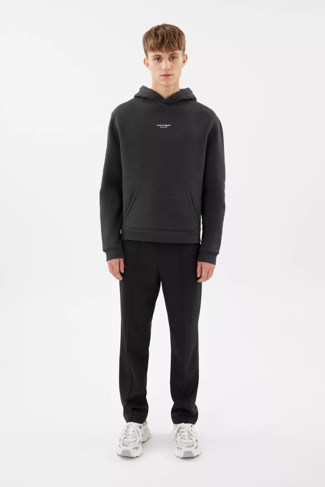 Focus Logo Hættetrøje Falmet Sort Axel Arigato