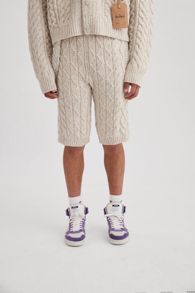 Axel Arigato Ecru Lurshorts