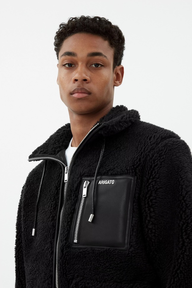 Glimmerjakke Axel Arigato Sort