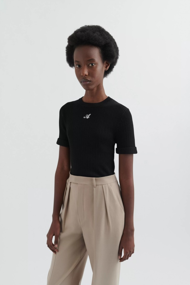 Honor Strik T-shirt Axel Arigato Sort