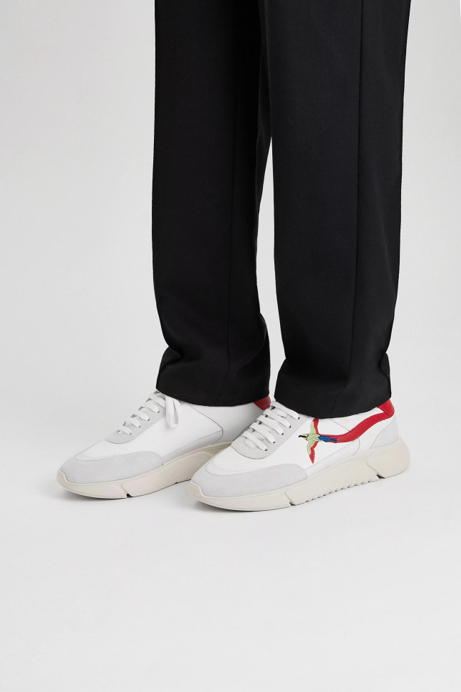 Axel Arigato Genesis Stribe Bi Fugl Hvid Rød