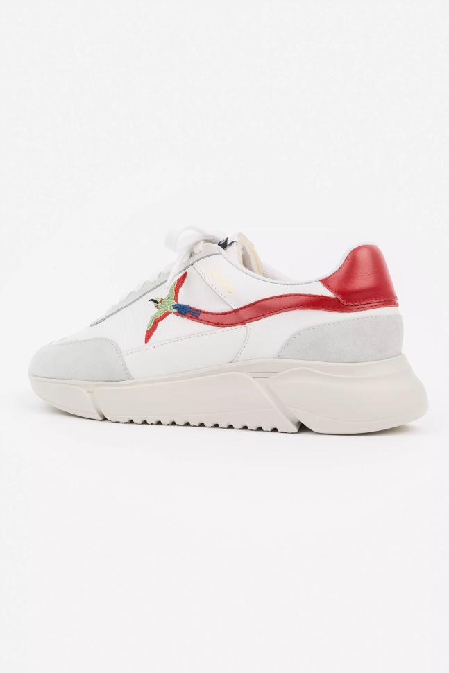 Axel Arigato Genesis Stribe Bi Fugl Hvid Rød