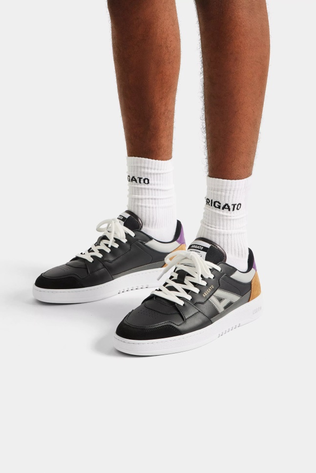 Axel Arigato A-Dice Lo Sneaker Sort Lilla