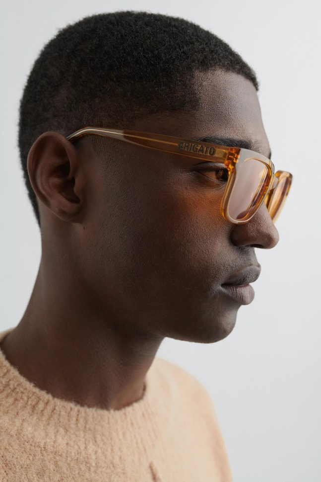 Jet Square Solbriller Axel Arigato Orange Mørk Honning