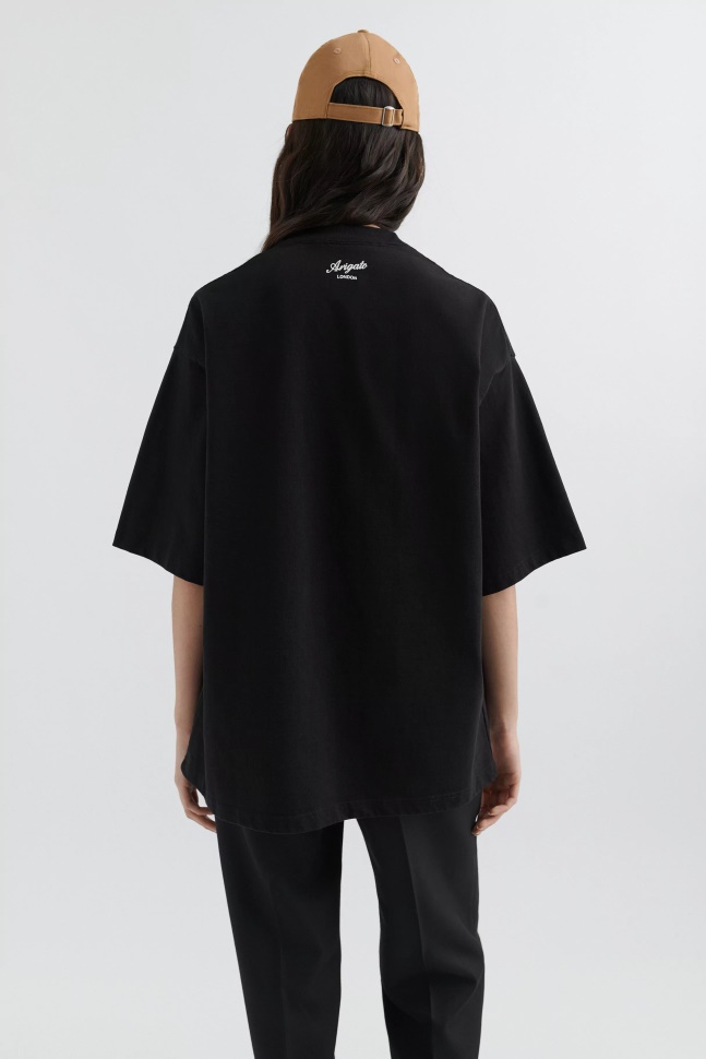 Axel Arigato Sort Formel Oversized T-shirt