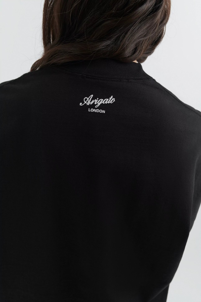 Axel Arigato Sort Formel Oversized T-shirt