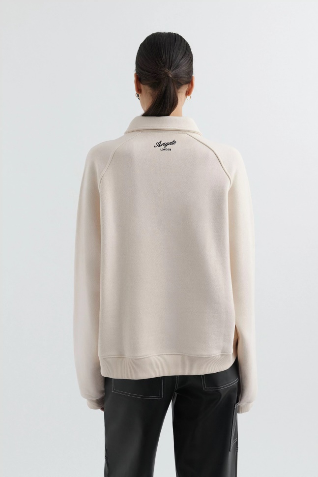 Søndag Polo Sweatshirt Bleg Beige Axel Arigato