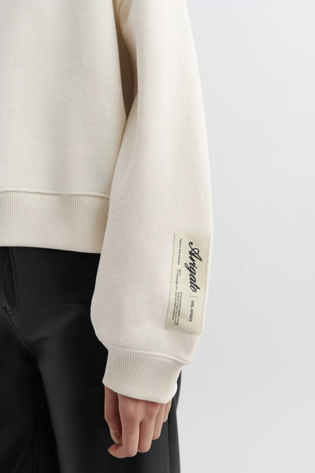 Axel Arigato Bleg Beige Solid Sweatshirt