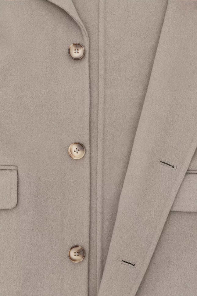 Axel Arigato Fiktion Uld Frakke Sten Grå