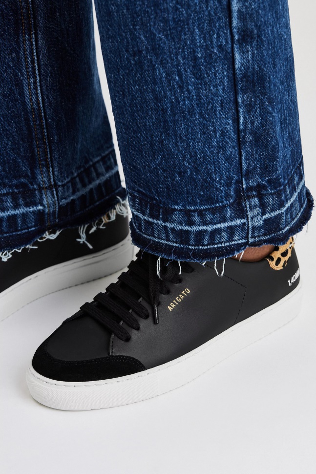 Ren 90 Triple Animal Axel Arigato Sort Leopard Cremino