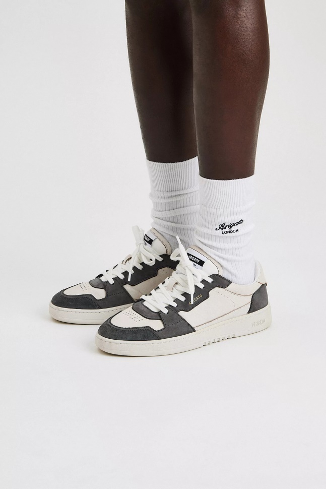 Axel Arigato Hvid Grå Terninger Lo Sneaker