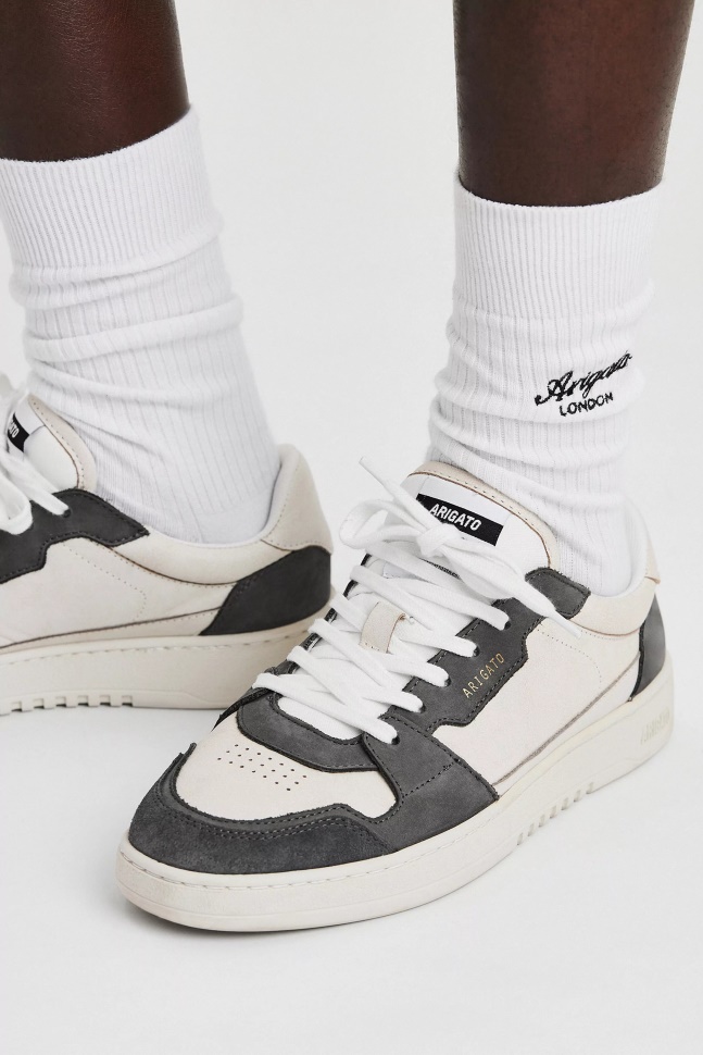 Axel Arigato Hvid Grå Terninger Lo Sneaker