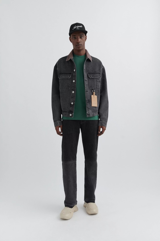 Vestjakke Axel Arigato Vasket Sort