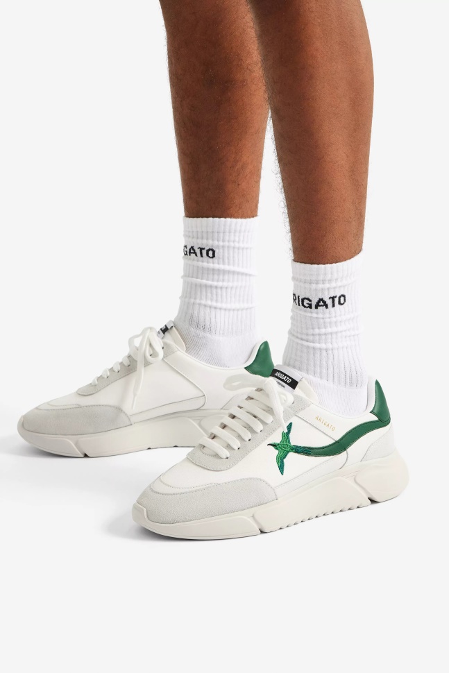 Genesis Stribe Bi Fugl Hvid Grøn Axel Arigato